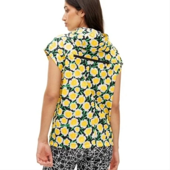 Diane Von Furstenberg Yellow and Green Floral Blouse - Picture 4 of 6